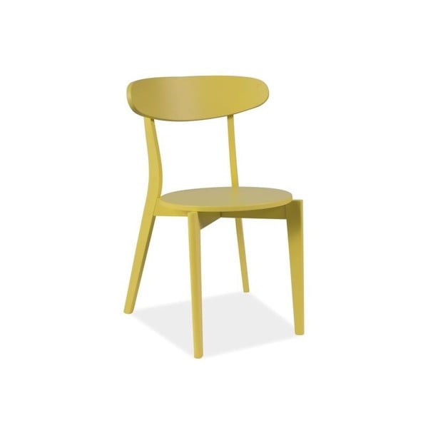 Židle Coral, žlutá