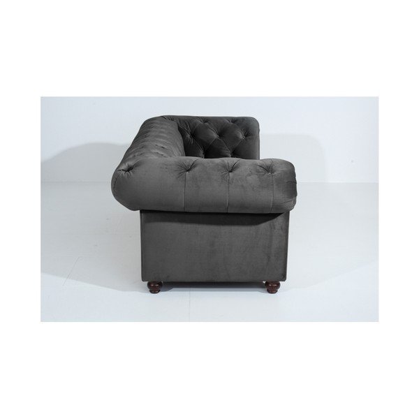 Antracitově šedá pohovka Max Winzer Orleans Velvet, 216 cm-image-4