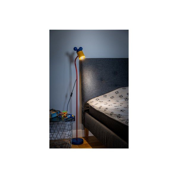 Синя подова лампа с метален абажур (височина 133,5 cm) Mouse – GTV-image-2