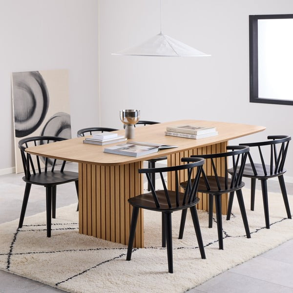 Черен трапезен стол Ida – Actona-image-1