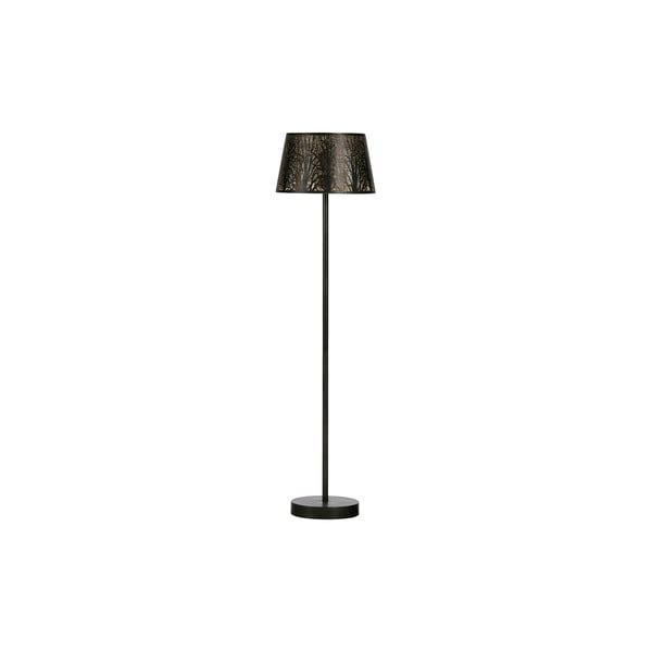 Черна подова лампа , ø 43 cm Keto - WOOOD