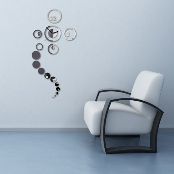 Nástěnné hodiny Mirror Path-image-1