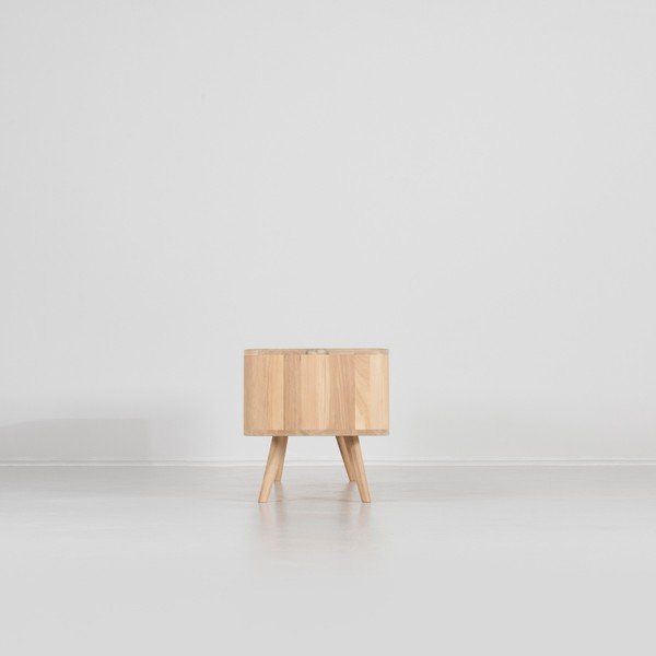 Масичка за телевизор от дъбова дървесина , 180 x 42 x 45 cm Ena - Gazzda-image-4