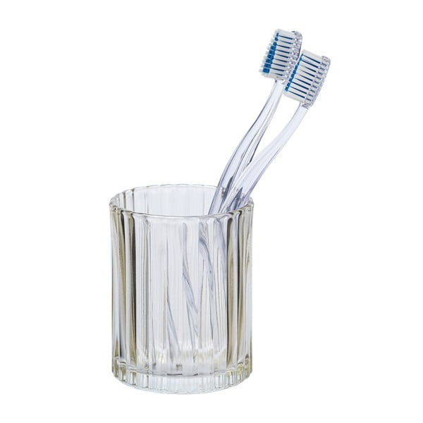 Бежова стъклена чаша за четки за зъби Vetro - Wenko-image-1