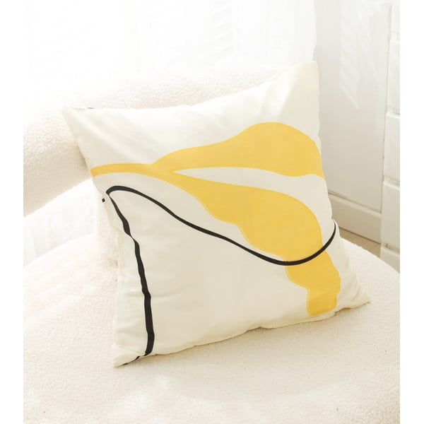 Жълто спално бельо за единично легло от микросатен, 3 части 140x200 cm Sophia - My House-image-3