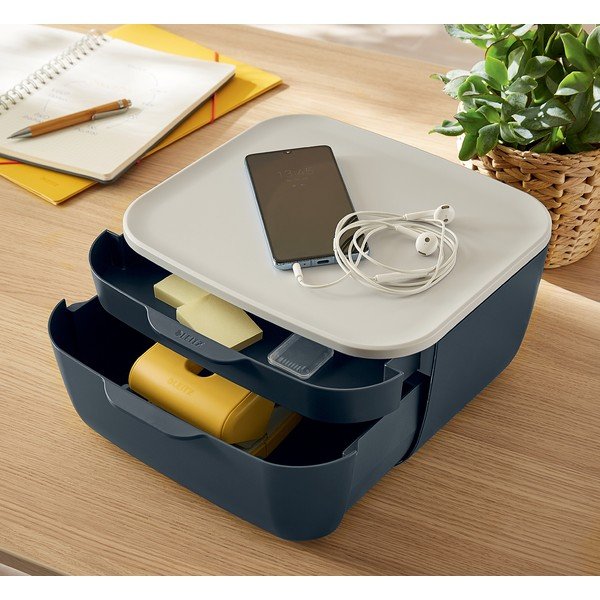 Сива кутия за чекмеджета Cosy - Leitz-image-1