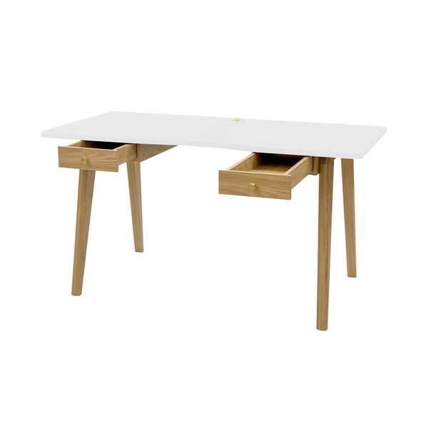 Работна маса от декор от дъб  70x140 cm Nice – Woodman-image-2