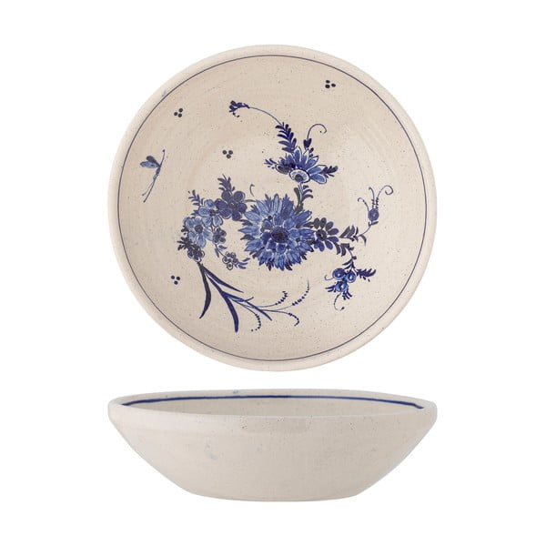 Синьо-бежова теракотна купа ø 41 cm Aleni – Bloomingville-image-2