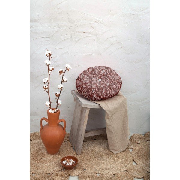 Възглавница Cojin Redondo Paisley, ⌀ 37 cm - Really Nice Things-image-1