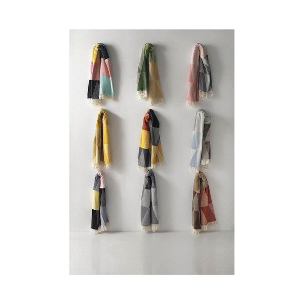 Розово-сиво одеяло със съдържание на памук , 140 x 180 cm Pisa - Euromant-image-2