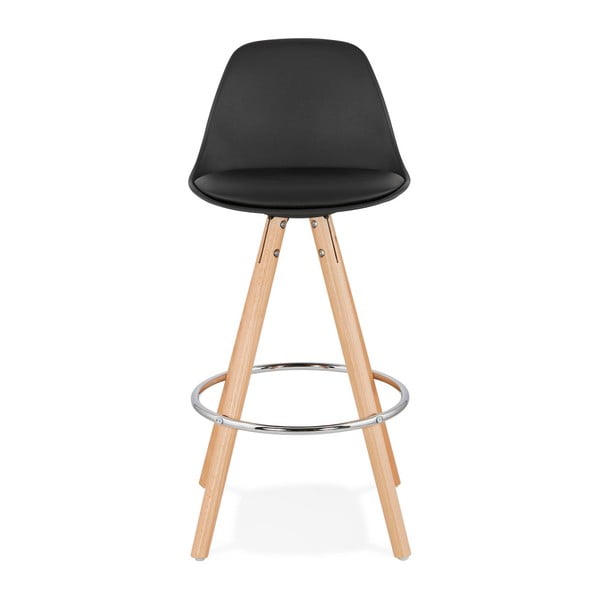 Черен бар стол , височина на седалката 64 cm Anau - Kokoon-image-3