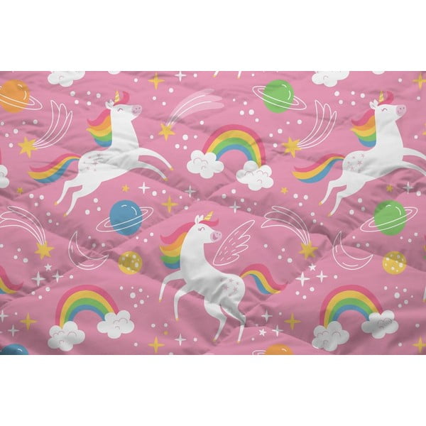 Розово единично  детско спално бельо от микрофибър 140x200 cm – Good Morning-image-3