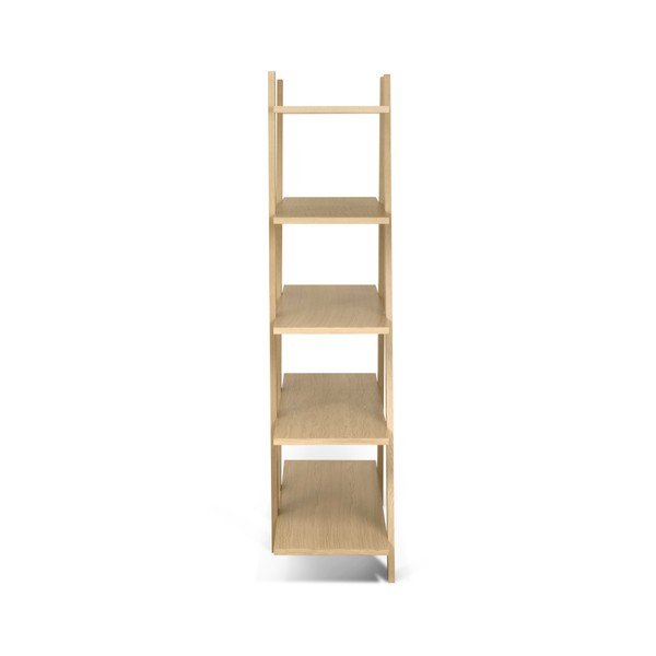 Библиотека за книги в декор от дъбово дърво Wind - TemaHome-image-3