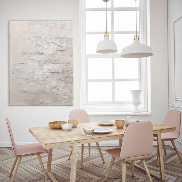 Ръчно рисувана картина 90x120 cm Sand Wall - Malerifabrikken-image-1