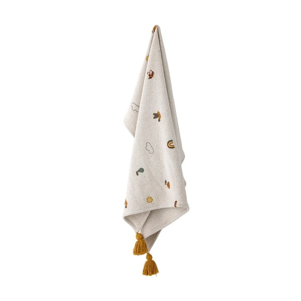 Бяло бебешко одеяло 80x100 cm Agnes – Bloomingville Mini-image-4