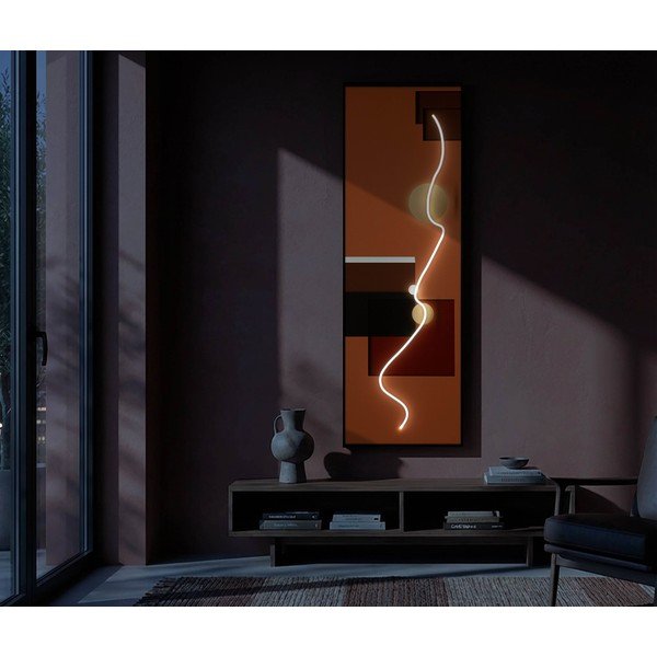 Печатна картина с включена рамка/върху платно 50x150 cm LED – Mauro Ferretti-image-3