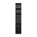 Черен модулен шкаф за книги от борова дървесина 40x210 cm Finca - WOOOD