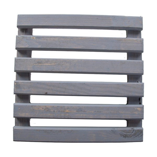 Сива дървена подвижна подложка за саксии , 29 x 29 cm - Esschert Design-image-3