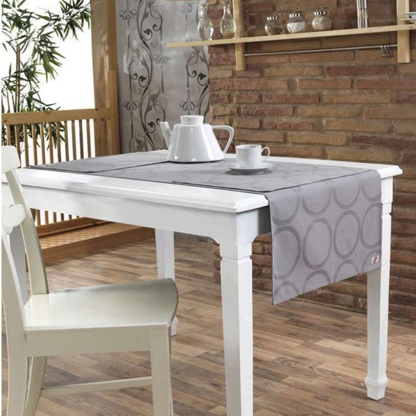 Sada běhounu a 2 prostírání U.S. Polo Assn. Grey-image-1