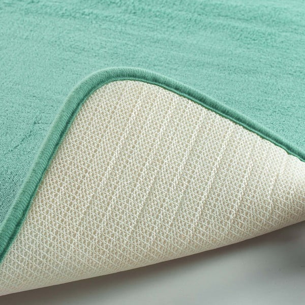 Тюркоаз килим за баня 50x120 cm Vitamine – douceur d'intérieur-image-4