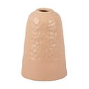 Розова керамична ваза Издълбана, височина 18,5 cm - PT LIVING