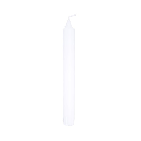 Комплект от 8 бели дълги свещи Ego Dekor ED, време на горене 7 ч. - Eco candles by Ego dekor