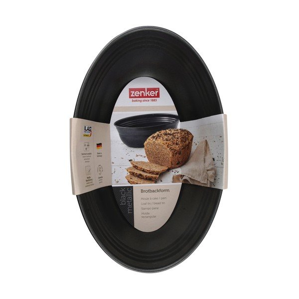 Овална форма за хляб Черна, 26,5 x 16,5 cm - Zenker-image-3