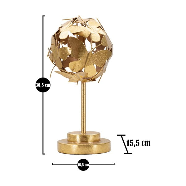 Метална статуетка в златна украса Пеперуда - Mauro Ferretti-image-2