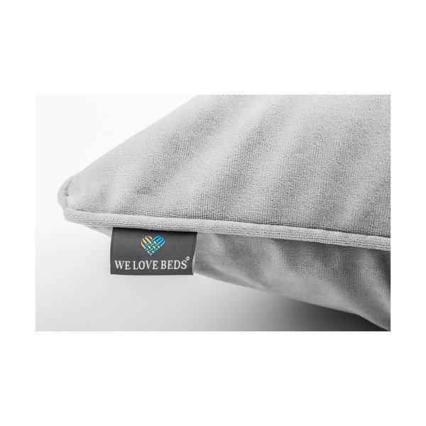 Сива калъфка за възглавница Silver, 40 x 60 cm - WeLoveBeds-image-2