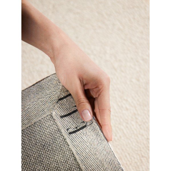 Кремав ръчно изработен вълнен килим 200x290 cm Puristic Knots – Elle Decoration-image-4