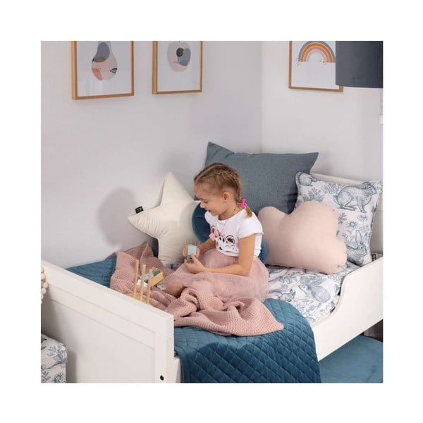 Ватирана бебешка покривка за легло 160x100 cm Posh Velvet - Yellow Tipi-image-3