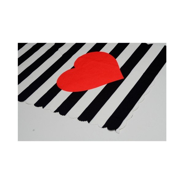 Покривка 45x140 cm Black Stripes – Minimalist Cushion Covers-image-1