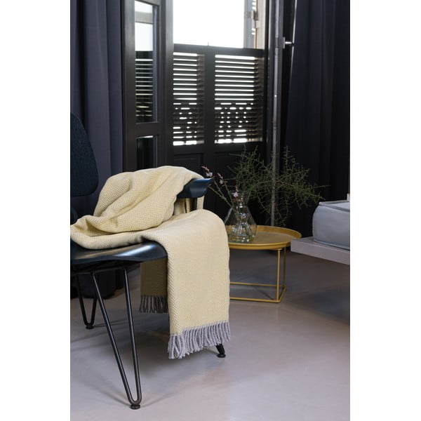 Светложълт каре с памук II, 140 x 180 cm Skyline - Euromant-image-3