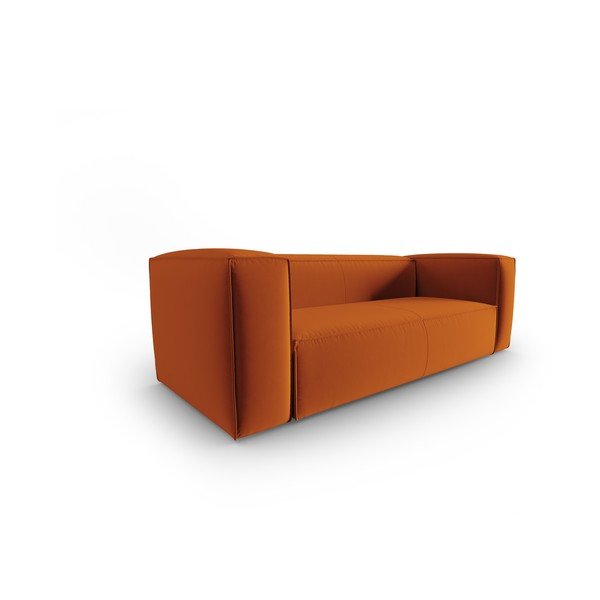 Оранжев кадифен диван 200 cm Mackay – Cosmopolitan Design-image-2