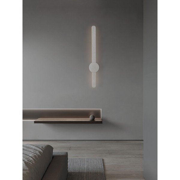 Алуминиева LED стенна лампа в матово сребрист цвят Norei – Nova Luce-image-2