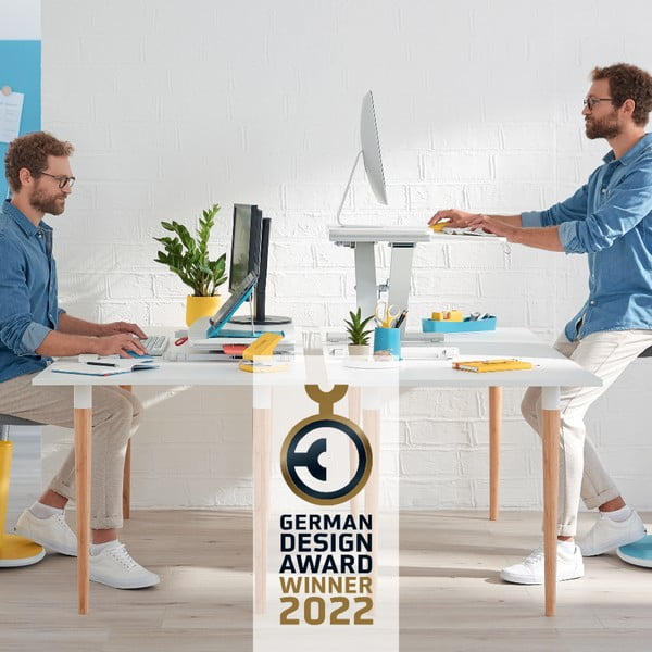 Работен плот с издърпващ се рафт Ergo – Leitz-image-1