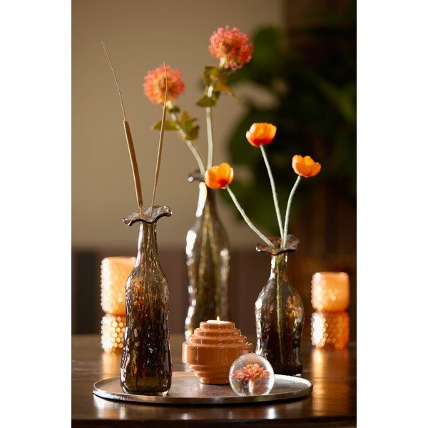 Стъклена тежест за хартия (височина 8 cm) Flower – Light & Living-image-1