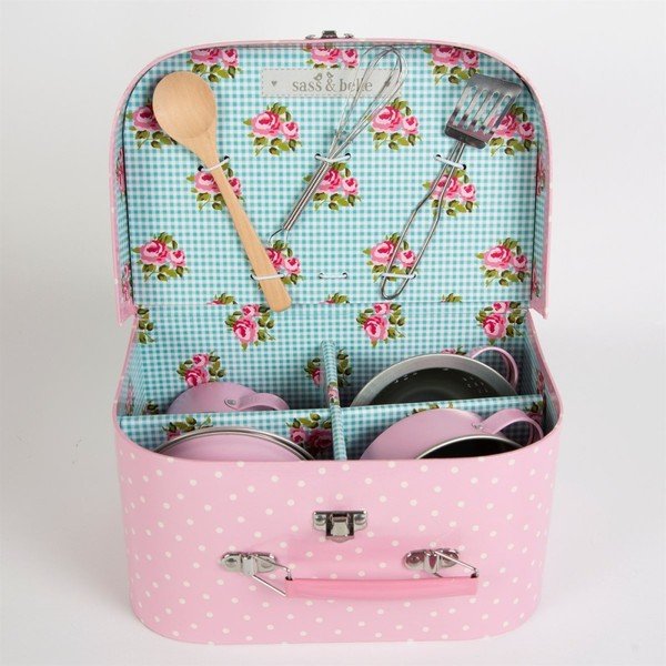 Детски розов кухненски комплект - Sass & Belle-image-1