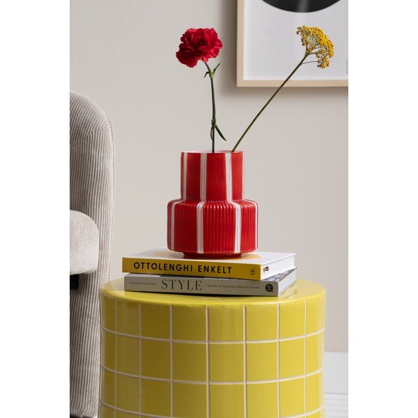 Керамична кръгла странична масичка ø 42 cm Retro Tiles – Leitmotiv-image-3