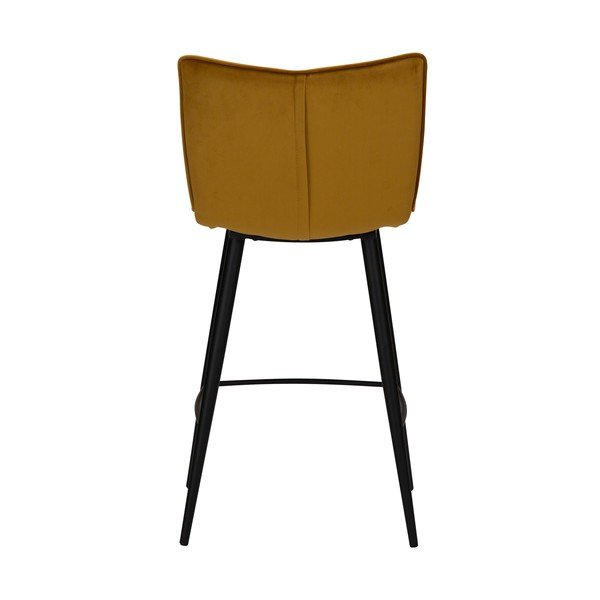 Бар стол от жълто кадифе, височина 93 cm Join - DAN-FORM Denmark-image-4