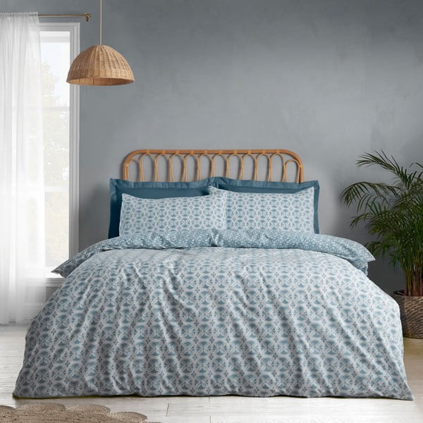 Синьо единично спално бельо 135x200 cm Sardinia - Catherine Lansfield
