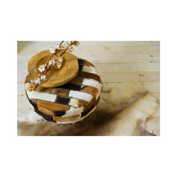 Купа за плодове, изработена от необработено тиково дърво Mara, ⌀ 20 cm - HSM collection-image-2