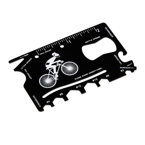 Multifunkční karta na opravu kola v koženkovém pouzdře Rex London Le Bicycle