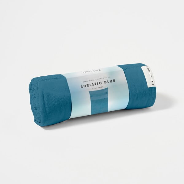 Синя памучна плажна кърпа , 175 x 90 cm Summer Stripe - Sunnylife-image-3