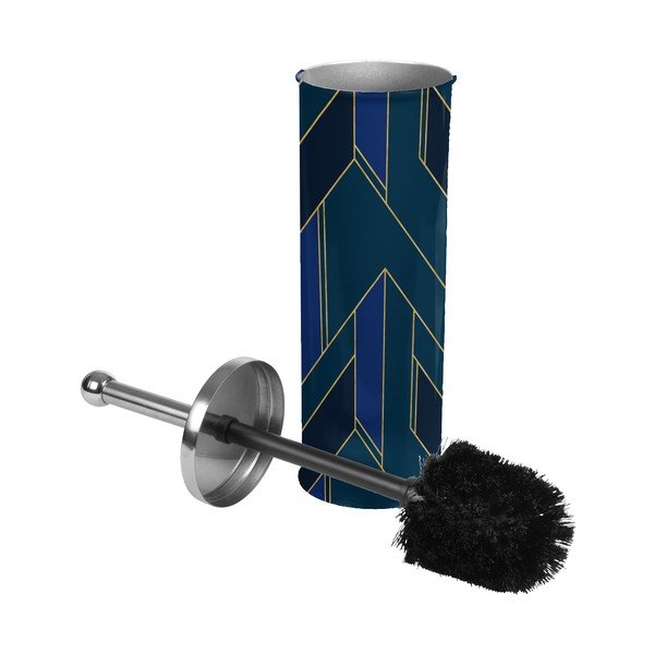 Тъмносиня метална четка за тоалетна Achille – douceur d'intérieur