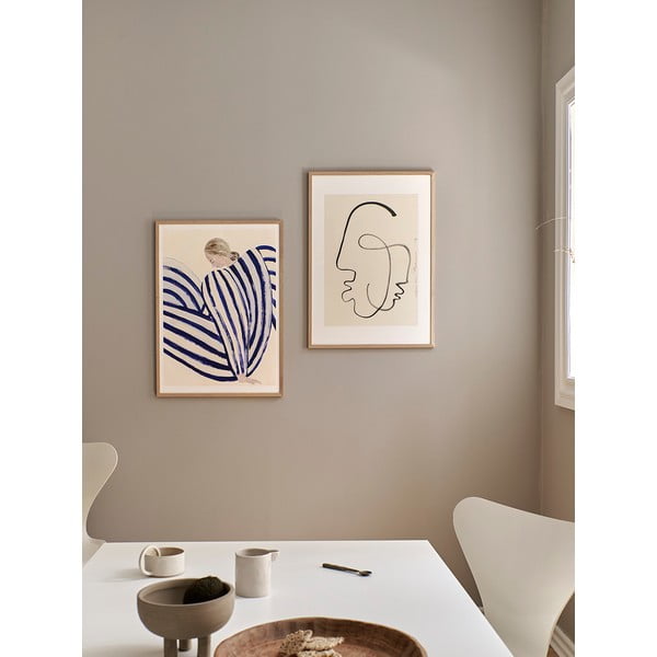 Постер 30x40 cm Blue Stripe at Concorde – Sofia Lind – The Poster Club-image-1