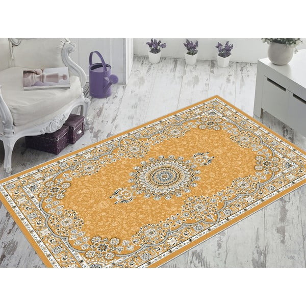 Жълт килим Luka, 50 x 80 cm - Vitaus-image-1