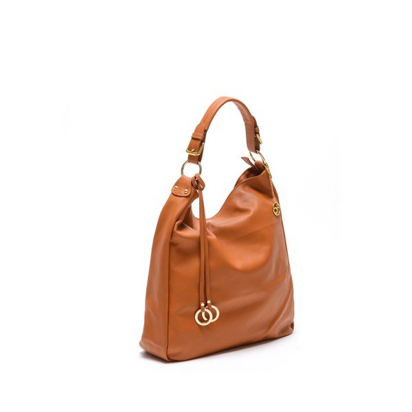 Kožená kabelka Tote 2087 Cognac-image-3