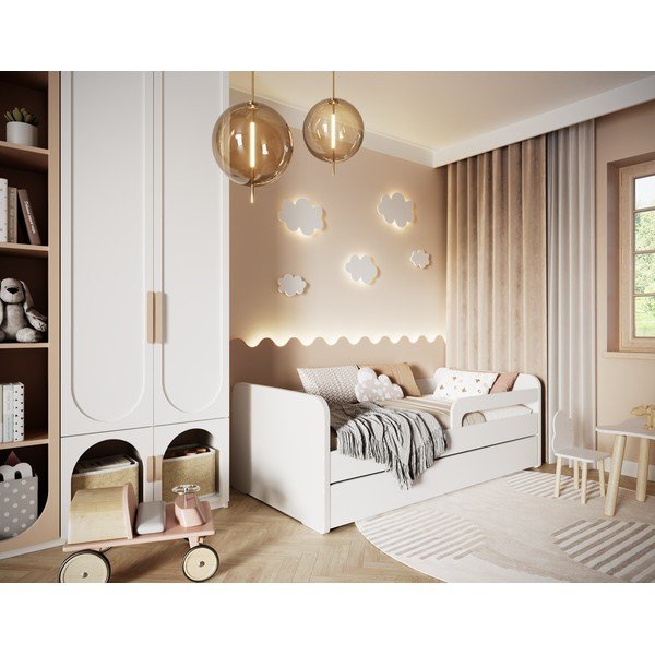 Бяло детско легло с включена подматрачна рамка 80x200 cm Duuli – ELTAP-image-2