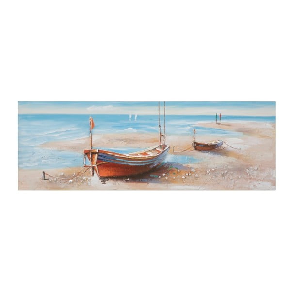 Ръчно рисувана картина в рамка от борова дървесина от Barca Group, 150 x 50 cm - Mauro Ferretti